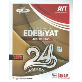 Sınav AYT Edebiyat 24 Adımda Özel Konu Anlatımlı Soru Bankası Sınav Dergisi Yayınları