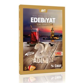 Sınav AYT Edebiyat 24 Adımda Özel Konu Anlatımlı Soru Bankası Sınav Dergisi Yayınları