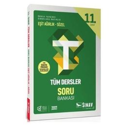 Sınav Dergisi Sınav 11.Sınıf Tüm Dersler Soru Bankası Eşit Ağırlık Sözel