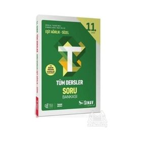Sınav Dergisi Sınav 11.Sınıf Tüm Dersler Soru Bankası Eşit Ağırlık Sözel