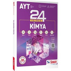 Sınav Dergisi Yayınları AYT Kimya 24 Adımda Konu Anlatımlı Soru Bankası