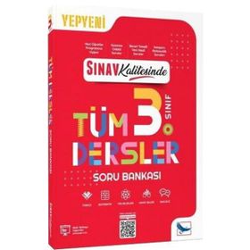 Sınav Kalitesinde Yepyeni 3. Sınıf Tüm Dersler Soru Bankası