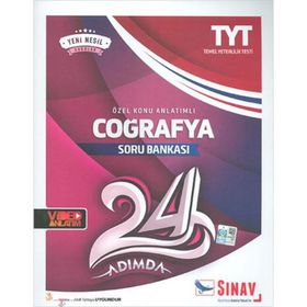 Sınav TYT 24 Adımda Coğrafya Özet Konu Anlatımlı Soru Bankası