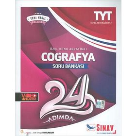 Sınav TYT 24 Adımda Coğrafya Özet Konu Anlatımlı Soru Bankası