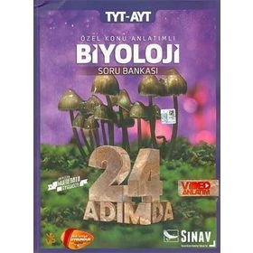 Sınav TYT AYT Biyoloji 24 Adımda Özel Konu Anlatımlı Soru Bankası