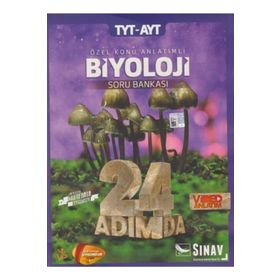 Sınav TYT AYT Biyoloji 24 Adımda Özel Konu Anlatımlı Soru Bankası