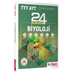 Sınav TYT AYT Biyoloji 24 Adımda Özel Konu Anlatımlı Soru Bankası