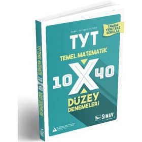 Sınav TYT Matematik 10x40 Düzey Denemeleri Sınav Dergisi Yayınları