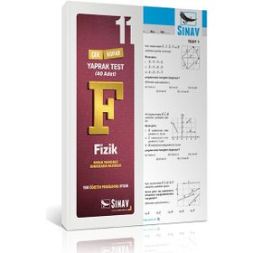 Sınav Yayınları 11. Sınıf Fizik Yaprak Test