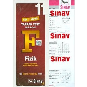 Sınav Yayınları 11. Sınıf Fizik Yaprak Test