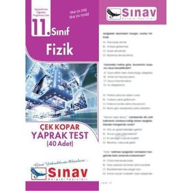 Sınav Yayınları 11. Sınıf Fizik Yaprak Test