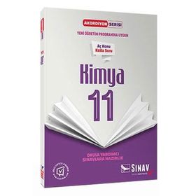 Sınav Yayınları 11. Sınıf Kimya Akordiyon Kitap