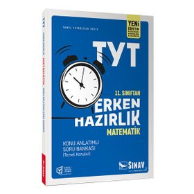 Sınav Yayınları 11. Sınıf Matematik TYT Erken Hazırlık Konu Anlatımlı Soru Bankası