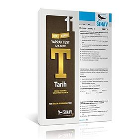 Sınav Yayınları 11. Sınıf Tarih Yaprak Test