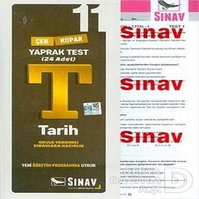 Sınav Yayınları 11. Sınıf Tarih Yaprak Test