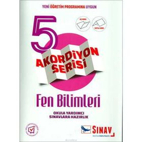 Sınav Yayınları 5. Sınıf Fen Bilimleri Akordiyon Serisi
