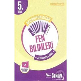 Sınav Yayınları 5. Sınıf Fen Bilimleri Akordiyon Serisi