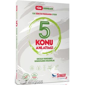 Sınav Yayınları 5. Sınıf Tüm Dersler Konu Anlatımlı