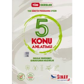Sınav Yayınları 5. Sınıf Tüm Dersler Konu Anlatımlı