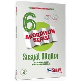 Sınav Yayınları 6. Sınıf Sosyal Bilgiler Akordiyon Kitap