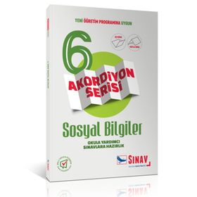 Sınav Yayınları 6. Sınıf Sosyal Bilgiler Akordiyon Kitap