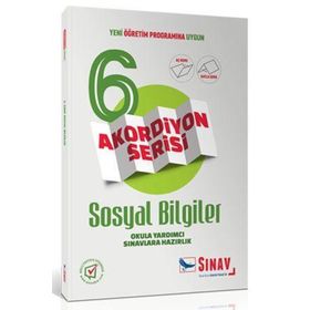 Sınav Yayınları 6. Sınıf Sosyal Bilgiler Akordiyon Kitap