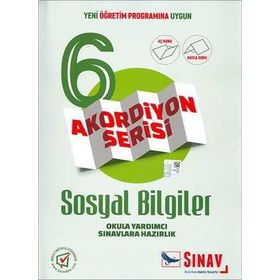 Sınav Yayınları 6. Sınıf Sosyal Bilgiler Akordiyon Serisi