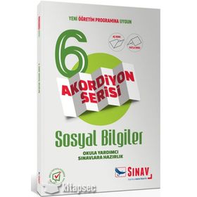 Sınav Yayınları 6. Sınıf Sosyal Bilgiler Akordiyon Serisi