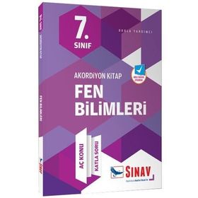 Sınav Yayınları 7. Sınıf Fen Bilimleri Akordiyon Kitap - Kolektif