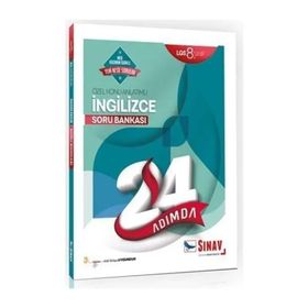 Sınav Yayınları 8.Sınıf 24 Adımda İngilizce Soru Bankası