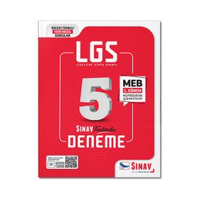Sınav Yayınları 8. Sınıf LGS 1. Dönem 5 Deneme