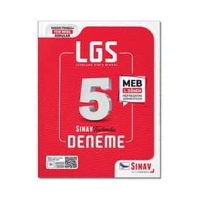 Sınav Yayınları 8. Sınıf LGS 1. Dönem 5 Deneme