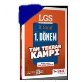 Sınav Yayınları 8. Sınıf LGS 1. Dönem Tam Tekrar Kampı