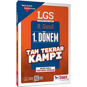 Sınav Yayınları 8. Sınıf LGS 1. Dönem Tam Tekrar Kampı