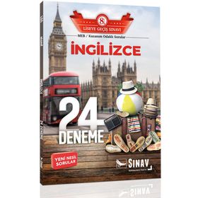 Sınav Yayınları 8. Sınıf LGS İngilizce 24 Deneme