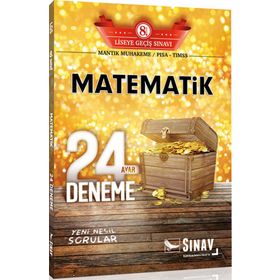 Sınav Yayınları 8. Sınıf LGS Matematik 24 Ayar Deneme