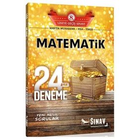 Sınav Yayınları 8. Sınıf LGS Matematik 24 Ayar Deneme