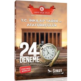 Sınav Yayınları 8. Sınıf LGS T.C. İnkılap Tarihi ve Atatürkçülük 24 Deneme