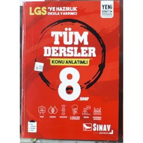 Sınav Yayınları - 8. Sınıf Tüm Dersler Konu Anlatımlı