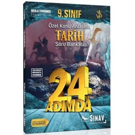 Sınav Yayınları 9. Sınıf Tarih 24 Adımda Özel Konu Anlatımlı Soru Bankası