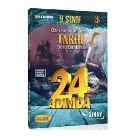 Sınav Yayınları 9. Sınıf Tarih 24 Adımda Özel Konu Anlatımlı Soru Bankası