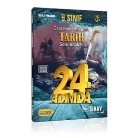 Sınav Yayınları 9. Sınıf Tarih 24 Adımda Özel Konu Anlatımlı Soru Bankası