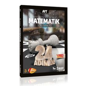 Sınav Yayınları AYT 24 Adımda Matematik Özel Konu Anlatımlı Soru Bankası