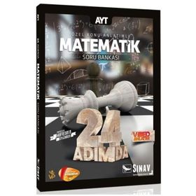 Sınav Yayınları AYT 24 Adımda Matematik Özel Konu Anlatımlı Soru Bankası