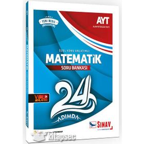 Sınav Yayınları AYT 24 Adımda Matematik Özel Konu Anlatımlı Soru Bankası