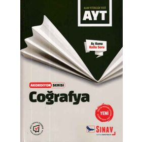 Sınav Yayınları AYT Coğrafya Akordiyon Serisi