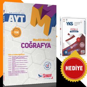 Sınav Yayınları AYT Coğrafya Modül Modül Konu Anlatımlı