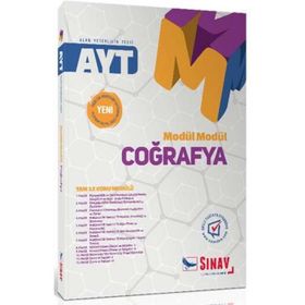 Sınav Yayınları AYT Coğrafya Modül Modül Konu Anlatımlı