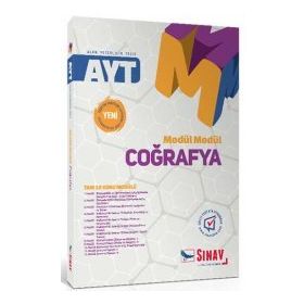 Sınav Yayınları AYT Coğrafya Modül Modül Konu Anlatımlı