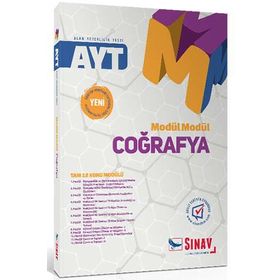 Sınav Yayınları AYT Coğrafya Modül Modül Konu Anlatımlı